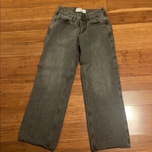 Hollister low rise baggy jeans Charcoal Relaxed Jeans